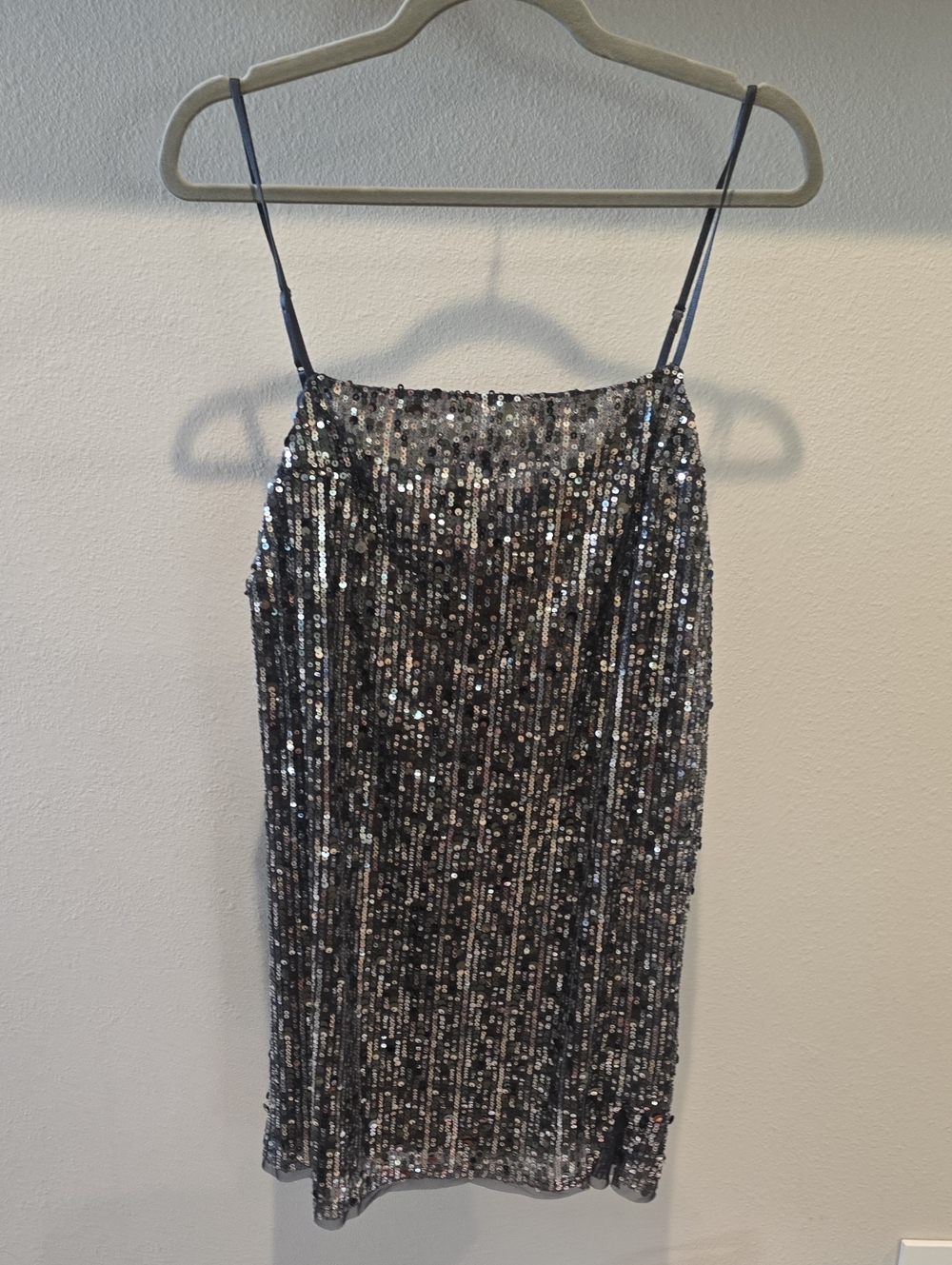 Sequin Slip Dress, Free People Intimately, NWT, Large